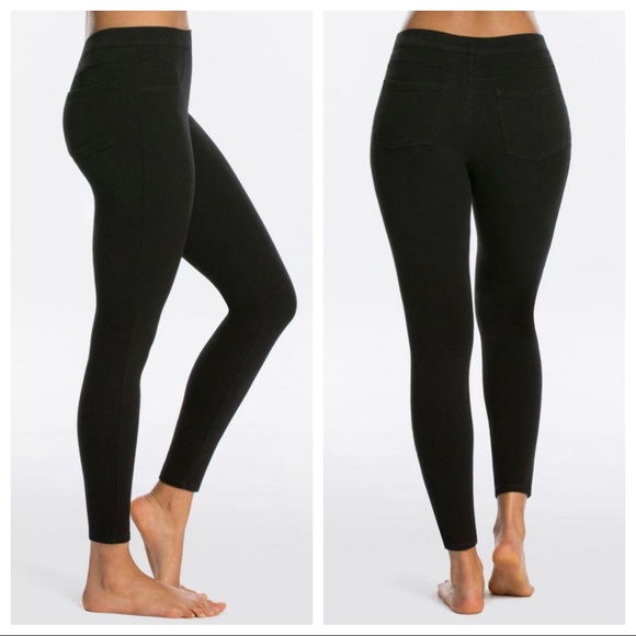 NEW SPANX Jean-ish Ankle Leggings in Black - Picture 2 of 8